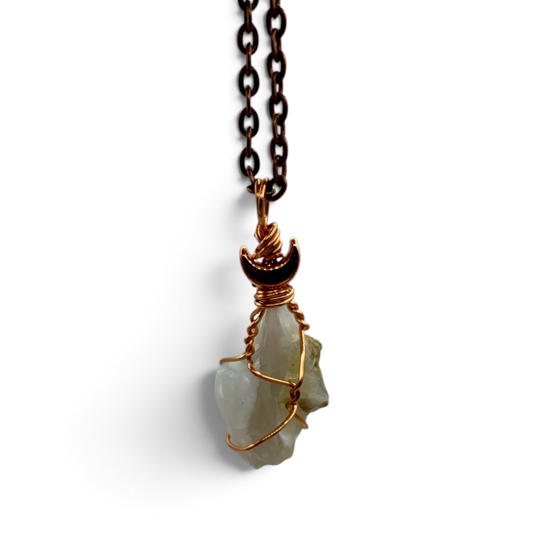 Necklace - Blue Raw Opal $25
